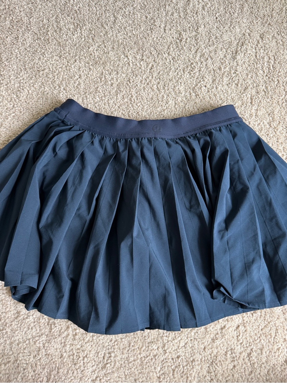 Lululemon Women's Navy Pleated Athletic Skort